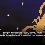 Scorpio Horoscope Today, May 8, 2026: Saturn demands discipline, and it won’t let you escape with excuses