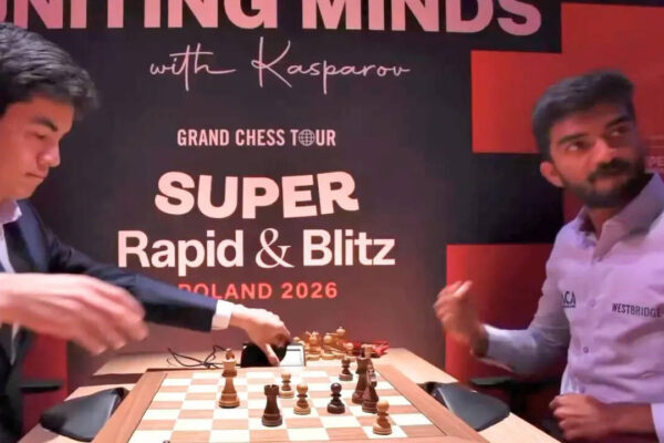 After D Gukesh's viral 'first pump' celebration, Javokhir Sindarov gets his revenge - Watch | Chess News