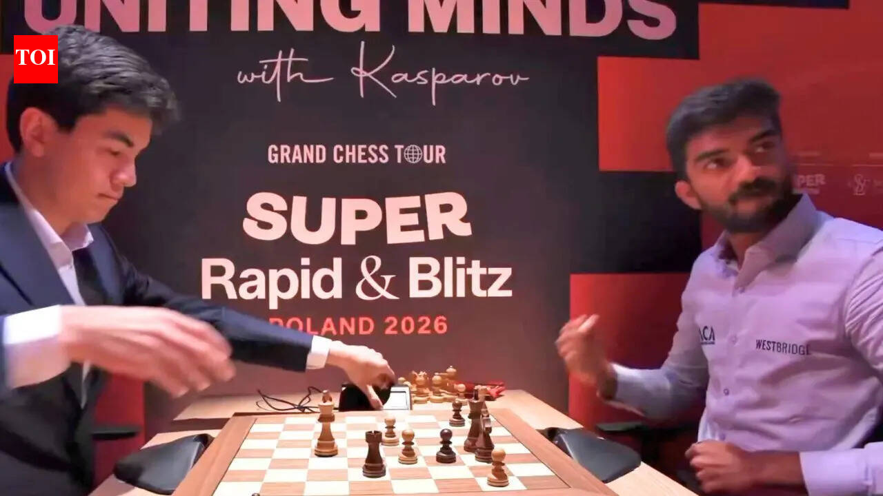 After D Gukesh's viral 'first pump' celebration, Javokhir Sindarov gets his revenge - Watch | Chess News