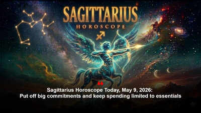 Sagittarius Horoscope Today, May 9, 2026: Put off big commitments and keep spending limited to essentials