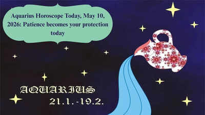 Aquarius Horoscope Today, May 10, 2026: Patience becomes your protection today