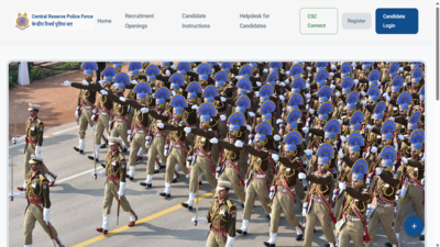 CRPF Constable application window 2026 closing soon at recruitment.crpf.gov.in: Direct link to apply here