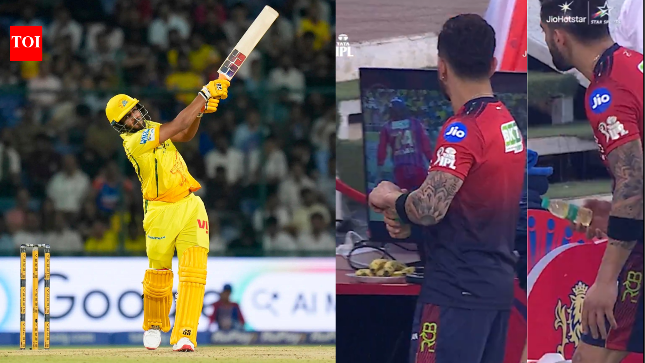 IPL 2026: Virat Kohli spotted glued to screen during Urvil Patel’s explosive 13-ball fifty - Watch | Cricket News