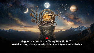 Sagittarius Horoscope Today, May 12, 2026: Avoid lending money to neighbours or acquaintances today