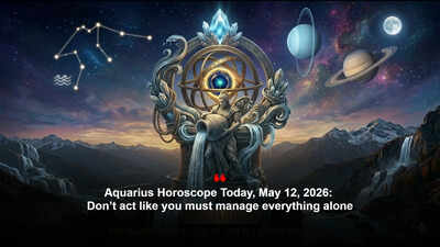 Aquarius Horoscope Today, May 12, 2026: Don’t act like you must manage everything alone
