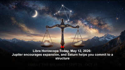 Libra Horoscope Today, May 12, 2026: Jupiter encourages expansion, and Saturn helps you commit to a structure