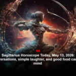 Sagittarius Horoscope Today, May 13, 2026: Good conversations, simple laughter, and good food can reset your mind