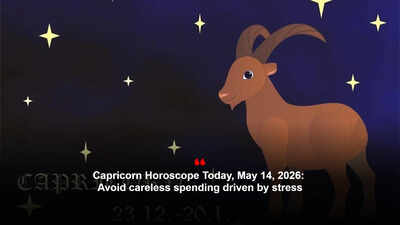 Capricorn Horoscope Today, May 14, 2026: Avoid careless spending driven by stress