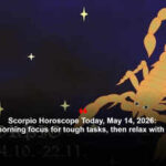 Scorpio Horoscope Today, May 14, 2026: Use your morning focus for tough tasks, then relax with loved ones