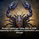 Scorpio Horoscope Today, May 16, 2026: If you’re appearing for a competitive examination, you shall get through