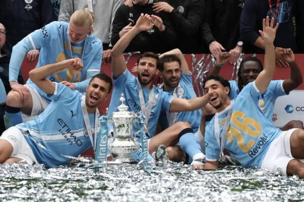 Antoine Semenyo’s backheel magic hands Manchester City FA Cup title