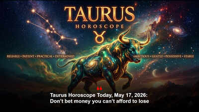 Taurus Horoscope Today, May 17, 2026: Don’t bet money you can’t afford to lose