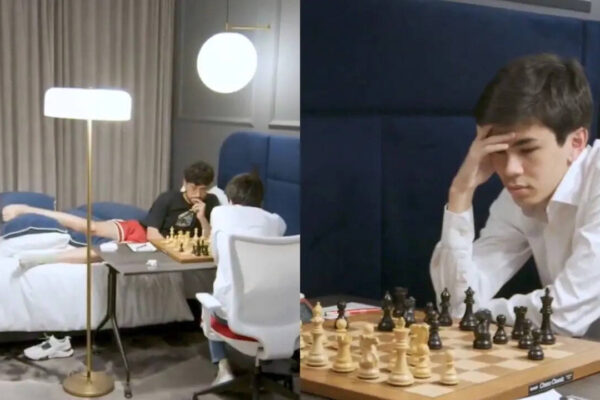 Rare! D Gukesh's World C'ship Challenger Sindarov plays classical chess against bedridden Alireza Firouzja