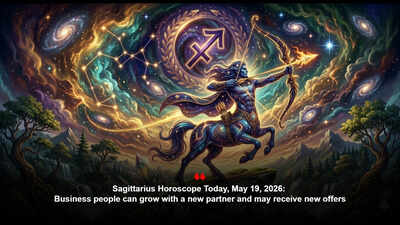 Sagittarius Horoscope Today, May 19, 2026: Business people can grow with a new partner and may receive new offers