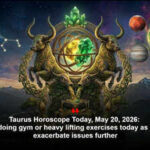 Taurus Horoscope Today, May 20, 2026: Avoid overdoing gym or heavy lifting exercises today as these could exacerbate issues further