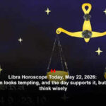 Libra Horoscope Today, May 22, 2026: Speculation looks tempting, and the day supports it, but only if you think wisely