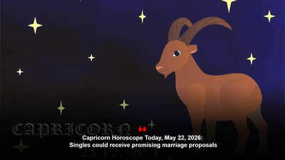 Capricorn Horoscope Today, May 22, 2026: Singles could receive promising marriage proposals