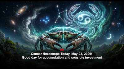 Cancer Horoscope Today, May 23, 2026: Good day for accumulation and sensible investment