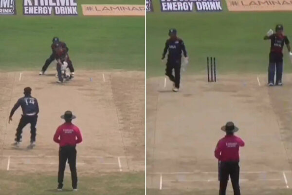 Ball hits glove, umpire gives LBW: Nepal captain loses cool after shocking call - Watch | Cricket News