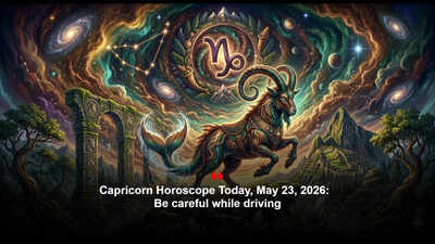 Capricorn Horoscope Today, May 23, 2026:  Be careful while driving