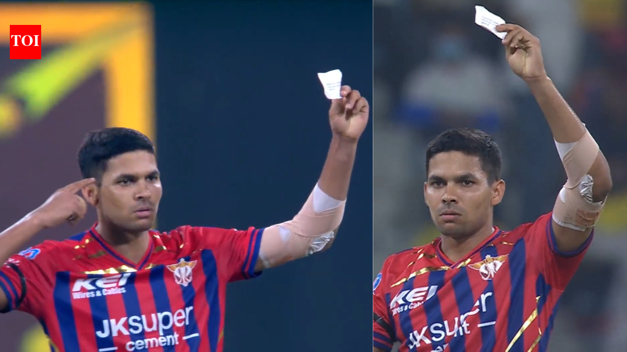 Criticised, mocked, viral: Akash Singh’s long wait behind IPL 2026’s 'chit' celebration | Cricket News