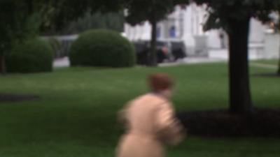 White House gunfire scare: Footage shows journalists running for shelter