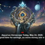 Aquarius Horoscope Today, May 24, 2026: This is a good time for savings, so move money into a safe place