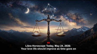 Libra Horoscope Today, May 24, 2026: Your love life should improve as time goes on