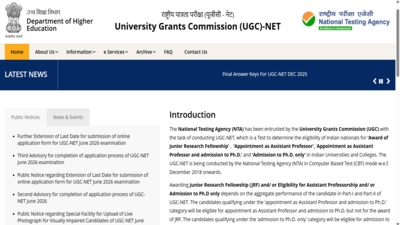 UGC NET June 2026 application correction window opens tomorrow at ugcnet.nta.nic.in; check steps to edit your form here