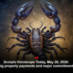 Scorpio Horoscope Today, May 26, 2026: Avoid big property payments and major commitments today