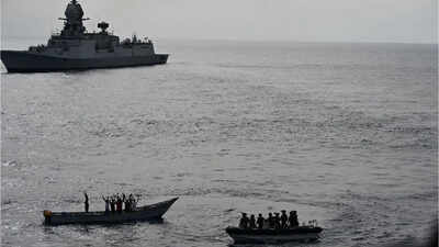 Indian Navy foils possible piracy attack near merchant vessel in Western Indian Ocean