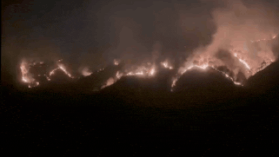 Watch: Heatwave sparks massive fire in Himachal forests; IAF helicopters deployed