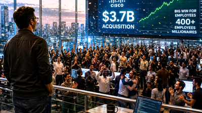 400 employees became millionaires overnight when a founder sold his startup for $3.7 billion before its IPO