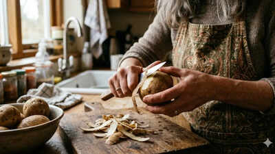 8 easy hacks to peel potatoes without a peeler at home