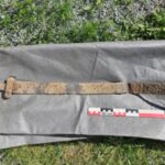 A six-year-old boy discovers an ancient Viking-era sword during a school trip in Norway