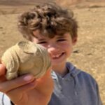 8-year-old exploring ramon crater discovers rare 1,700-year-old statue fragment