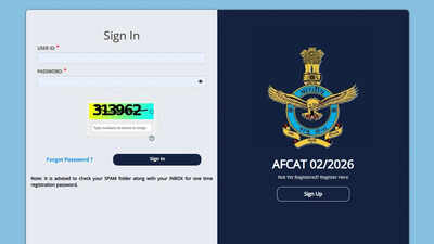 AFCAT 02/2026 registration begins at afcat.edcil.co.in for 300+ IAF vacancies, apply here