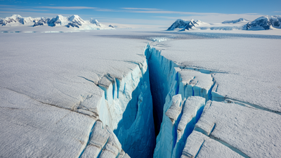 Earth's deepest point on land is not a canyon: Why the record holder is hidden under ice