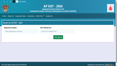 AP ICET 2026 result released at cets.apsche.ap.gov.in with 91.41 pass percentage: Direct link to download scorecards here