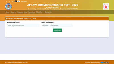 AP LAWCET and AP PGLCET 2026 results announced with 80 per cent overall pass rate