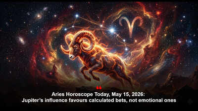 Aries Horoscope Today, May 15, 2026: Jupiter’s influence favours calculated bets, not emotional ones