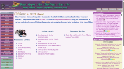 BCECEB DCECE (PE/PM/PMM) 2026 exam schedule released; admit card to be released on May 14