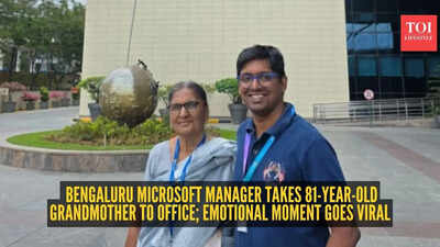 ‘Bigger than any promotion’: Bengaluru Microsoft manager takes 81-year-old grandmother to office; emotional moment goes viral |