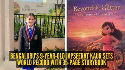 Bengaluru’s 9-year-old Japseerat Kaur sets world record with 35-page storybook