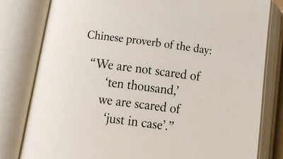 Chinese proverb of the day: “Ten thousand dangers don’t scare us, but one ‘what if’ does” — why uncertainty feels heavier than reality