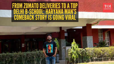 From Zomato deliveries to a top Delhi B-school: Haryana man’s comeback story is going viral