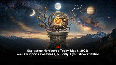 Sagittarius Horoscope Today, May 6, 2026: Venus supports sweetness, but only if you show attention