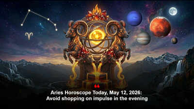 Aries Horoscope Today, May 12, 2026: Avoid shopping on impulse in the evening