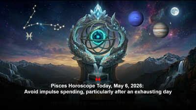 Pisces Horoscope Today, May 6, 2026: Avoid impulse spending, particularly after an exhausting day