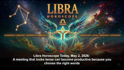 Libra Horoscope Today, May 2, 2026: A meeting that looks tense can become productive because you choose the right words